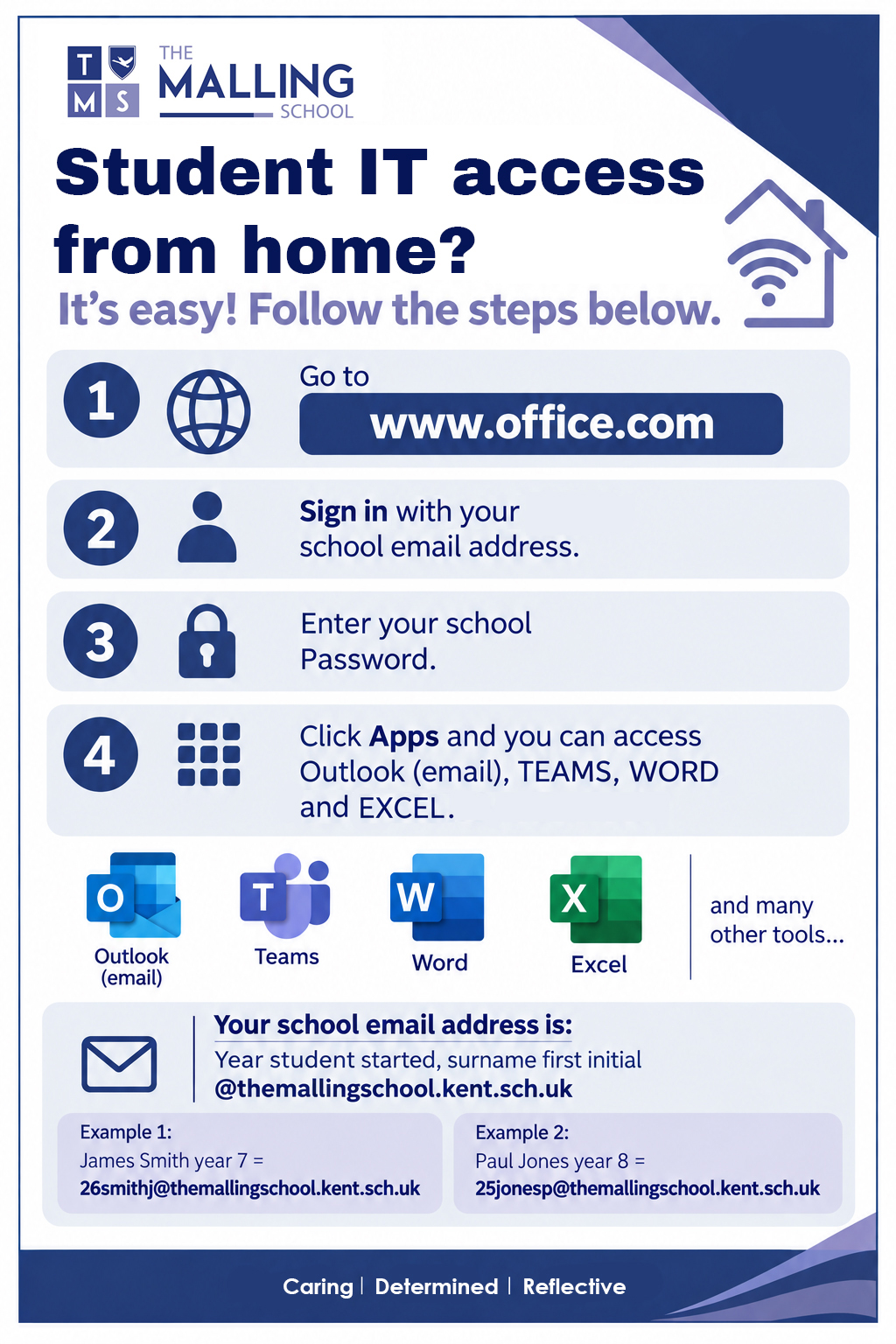 Poster for student IT access